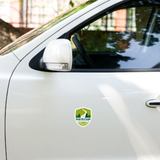 Hiking with Shawn Kiss-cut vinyl decals