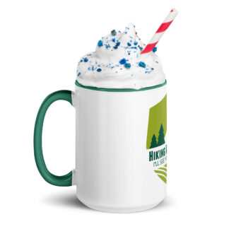 Hiking with Shawn Mug with Color Inside